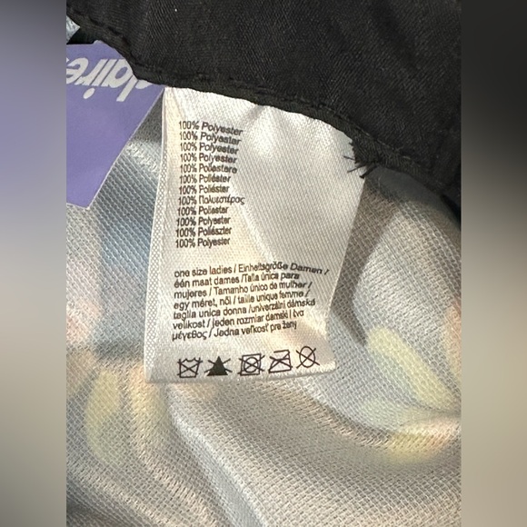 Claire’s Rainbow Daisy Black Bucket Hat Ladies Smiley Faces Fun Happy One Size - Picture 9 of 10